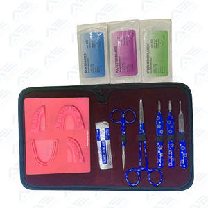 Kits de sutura de instrumentos médicos con almohadilla de práctica de sutura Kit de disección Cirugía Instrumentos veterinarios Kit de sutura quirúrgica - Product Image 1