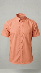 <b>Men</b> Tailored Fit Short Sleeve 100% Cotton <b>Dress</b> Shirt Lightweight Breathable Casual Business Apparel for Everyday Use - Product Image 4