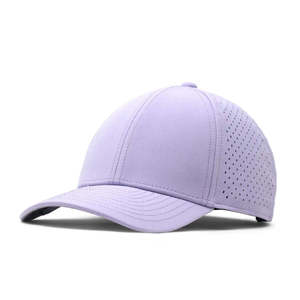 Casquette de baseball unisexe Kivotech de luxe à 6 panneaux, découpée au laser, avec trous, 100 % coton, ajustée, pour le golf et le sport - Product Image 1