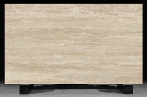 MiyaStone - Losa Grande de Travertino Beige Artificial Impresa en 3D al por Mayor para Proyectos de Decoración de Interiores - Product Image 1