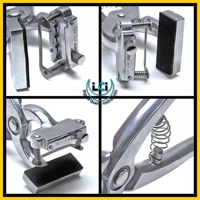 Pince à tatouer en aluminium pour porcs, applicateur d'identification pour bovins avec chiffres et lettres, pince à tatouer pour oreilles d'animaux par LCI
