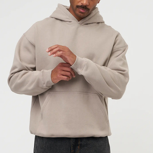 Sudaderas con Capucha Personalizadas de Alta Calidad, 100% Algodón, Lisas, para Hombre, Corte Holgado, Antiarrugas, 400g, Estilo Urbano, Fabricante de Fábrica - Product Image 5