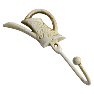 Cast Iron Metal Fresh Designer <b>Hook</b> Hanger Painted <b>Wall</b> Decor Key <b>Hooks</b> <b>for</b> Hanging Clothes <b>Coat</b> Hat and Keys - Product Image 2