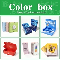 Boîtes d'emballage personnalisées, boîte à tiroir noire minimaliste avec design à ouverture frontale et insert découpé avec précision pour flacons de sérum haut de gamme