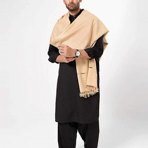 Châle d'hiver doux et chaud pour hommes, tissu tissé confortable, sensation premium, classique, élégant, traditionnel, pour hommes - Product Image 2