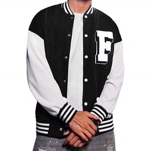 Chaqueta de lana y tela de alta calidad, nueva chaqueta con letras de diseño personalizado para hombre, chaquetas únicas - Product Image 5