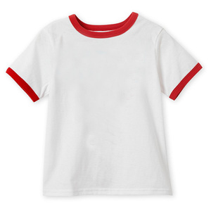 T-shirts noirs avec col blanc contrastant |   T-shirts personnalisés à col rond pour les occasions festives |   Chemises habillées pour hommes - Product Image 5