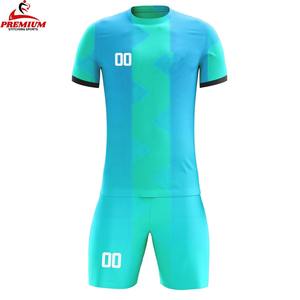 เสื้อฟุตบอลคุณภาพสูงแบบอัตโนมัติ ระบายอากาศได้ดี สำหรับทุกเพศ พิมพ์ลายแบบซับลิเมชั่นตามสั่ง พร้อมออกแบบโลโก้ - Product Image 1