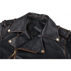 Veste en cuir pour homme, fabrication directe d'usine, vestes en cuir pour homme, hiver 2026 - Product Image 5