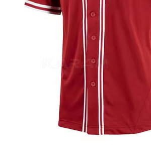 Quick Dry Breathable 100% Polyester <b>Baseball</b> Jersey Sports Wear Short Sleeve 2026 Latest Design Top Selling Best Sale - Product Image 5