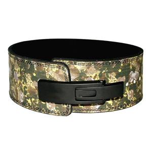 Customized 10-13mm Thick Camo Design Leather Lever <b>Belt</b> Strength Training Lever Buckle Heavy Duty Body Building Fitness <b>Belt</b> - Product Image 1