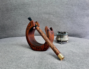 Juego de Pipas de Fumar Portátiles de Madera, Diseño Minimalista Esmerilado, Reutilizables, Ecológicas y Duraderas para Fumar - Product Image 5