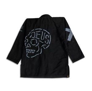 Kimono BJJ Deus Noir 440g Coton Judo Gi Adulte Unisexe Coupe Classique Impression par Transfert Thermique Logo Avant Professionnel Léger - Product Image 1