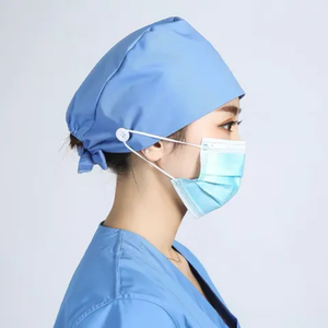 Custom Printed Cartoon Cotton Nursing <b>Scrub</b> Hats with Woven Fabric Cute Satin Lined Labor Medical <b>Caps</b> for Men and Women - Product Image 5