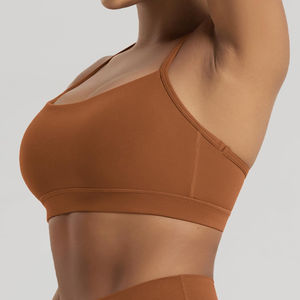 Sujetador deportivo ligero y transpirable para entrenamiento, gimnasio, yoga, venta al por mayor, sujetador deportivo femenino para correr, servicio OEM, sujetador para mujer - Product Image 5