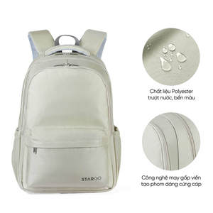 Sac à dos pour ordinateur portable SAKOS en polyester, design personnalisé, poignée souple, antivol, antichoc, étanche, port USB, fermeture éclair, idéal pour les voyages - Product Image 2