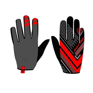 Wholesale Men Women Motocross Mountain Bike Cycling Gloves Custom Full Finger MTB MX BMX