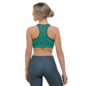 Sujetador deportivo de yoga transpirable de alta sujeción para mujer, talla personalizada, con almohadillas extraíbles, material de elastano/nailon, logo frontal, tallas grandes, ¡superventas! - Product Image 3