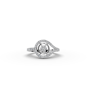 Anillo de Compromiso con Diamante Cultivado en Laboratorio en Forma de Lágrima - Product Image 6