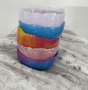 Haute qualité personnalisé fabriqué à la main haute-poli résine bol corne ustensiles de cuisine servant soupe bol sculpté Technique - Product Image 3