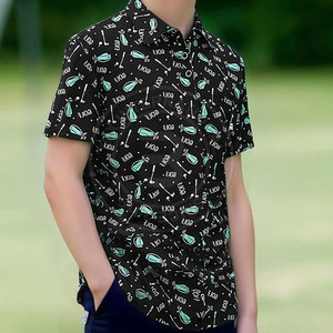 Camisetas de Polo de Golf para Hombre, Elegantes, Ajustadas, de Tela Suave para Uso Diario, Camisetas de Polo de Golf para Hombre, Aspecto Cómodo - Product Image 3