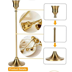Décoration de ferme nordique, lanterne en métal rustique, porte-bougie moderne en métal, porte-bougie bohème en métal, ensemble de 3 bougeoirs - Product Image 4
