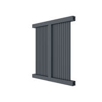 Panneau de clôture décoratif en alliage d'aluminium FRAVI Premium FR-AF Série 6000 avec découpe CNC et revêtement en poudre