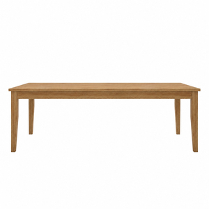 Mesa de Comedor Rectangular Moderna de Teca Sólida Premium al por Mayor, Diseño de Cuatro Patas, Muebles para el Hogar, 4 Plazas, para Hotel o Restaurante - Product Image 3