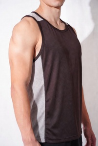 เสื้อกล้ามผู้ชายแบบสั่งทำพิเศษ ผ้าฝ้ายคุณภาพสูง เสื้อกล้ามเรียบง่ายสำหรับออกกำลังกาย สไตล์ลำลอง ระบายอากาศได้ดี - Product Image 5