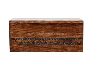 Caja de urna de madera más vendida para cenizas humanas, urna de madera para cenizas de adultos con hermoso diseño grabado, urnas de cremación de madera - Product Image 4