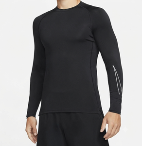 Camiseta de Compresión de Manga Larga Personalizada para Hombre, Rendimiento, Secado Rápido, Gimnasio, Running, Capa Base, OEM, ODM - Product Image 1