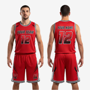 Top Trend Sublimation Printing Mesh Basketball Uniform for Men Sports Wear Custom Player <b>Name</b> Number Basketball Uniform 2026 - Product Image 6
