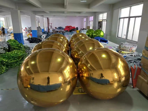 Esfera de Espejo Inflable Grande, Globo Espejo Inflable Brillante y Reflectante para Decoración de Navidad, Bodas y Fiestas - Product Image 3