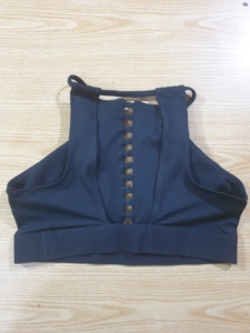 Letwear Women's XS <b>Triangle</b> Bra & Tie-Side 2-Piece Quick Dry <b>Bikini</b> <b>Set</b> 100% Polyester - Product Image 5