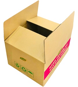 Corrugated Recyclable Eco-Friendly Self Erecting <b>Packaging</b> Cartons Box Custom Logo Printed Recycled Materials Household - Product Image 4