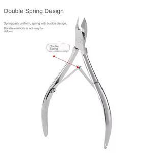 Cortauñas de acero inoxidable con mandíbula plana de 12.5 mm, cuchilla afilada y duradera para uso en los dedos, estilo simple para adultos. - Product Image 5