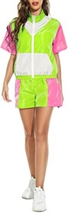 Ensemble short coupe-vent pour femme, couleur et taille personnalisées, best-seller, 100% coton, décontracté, respirant - Product Image 3