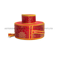 Sac de voyage en métal imitation antique avec gravure sculptée, pour bols chantants, cadeaux, rangement, protection et anti-rayures, artisanat métallique, Chine