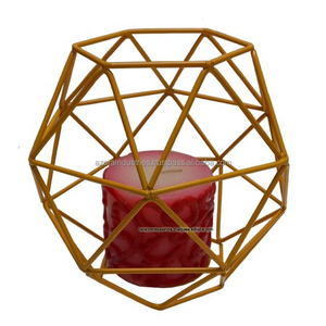 Bas prix maison décorative fil métallique lanterne Styles fer bougeoir Table Top lanterne rentable 2024 - Product Image 5