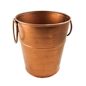 Seau à glace vintage en laiton, rond, en métal, avec poignée, résistant à la rouille, décoratif, pour usage domestique ou en bar, sans danger pour les aliments. - Product Image 6