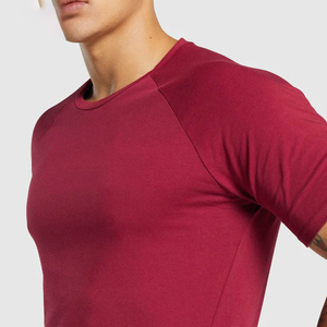 T-shirt de sport ample en tricot épais Spandex/Polyester, coupe ajustée, épaules tombantes, style streetwear, pour la gym, avec impression par transfert thermique - Product Image 5