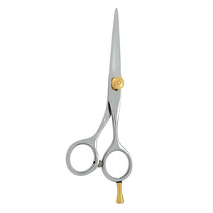 Tijeras de Barbero Profesionales Recién Llegadas, Color Dorado Personalizado, Tornillo de Ajuste, Acero Inoxidable de Alta Calidad, Afiladas, para Mano Derecha - Product Image 4