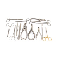 Outils de podiatrie pince à ongles ongles ongles épais chirurgie des ongles incarnés limes à ongles ciseaux manucure pédicure ensembles emballage écologique