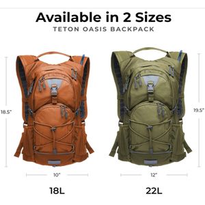 Mochila de Viaje de Nailon Naranja, 30-40L, Gran Capacidad, Ligera, Unisex, para Actividades al Aire Libre, con Correas de Hombro Ajustables y Bolsillos con Cremallera - Product Image 4