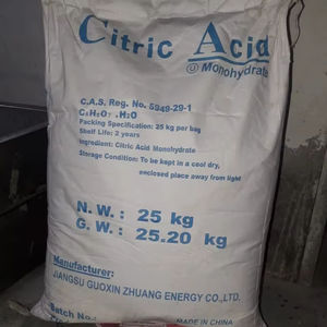 Ácido Cítrico Monohidratado (ACM) Grado Alimenticio 99.5% de Pureza en Polvo/Granulado Sabor Natural CAS 77-92-9 25kg/saco Aditivos Alimentarios - Product Image 4