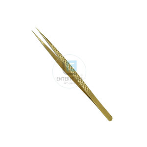 Pinces à cils en acier inoxydable robustes, faible MOQ, réutilisables et durables, service OEM, fabriquées au Pakistan - Product Image 3