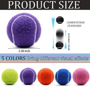 Professional Tennis <b>Ball</b> High <b>Bounce</b> Durable Felt Core Ideal for Training Matches and Tournament Level Play - Product Image 4