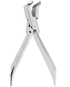 Pince coupante orthodontique dentaire à bec d'oiseau, pince à cintrer conique longue, manuelle, haute qualité, pointe en plastique, pour sourcils - Product Image 5