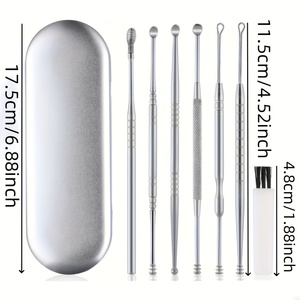 Herramienta duradera para remover la cera del oído, limpiador de oídos portátil para uso en el hogar, viajes y uso profesional. - Product Image 3