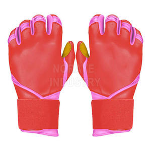 Gants de baseball professionnels personnalisés, imperméables, isolés, à doigts fendus, avec sangle de poignet réglable, en cuir Cabretta, longs - Product Image 1